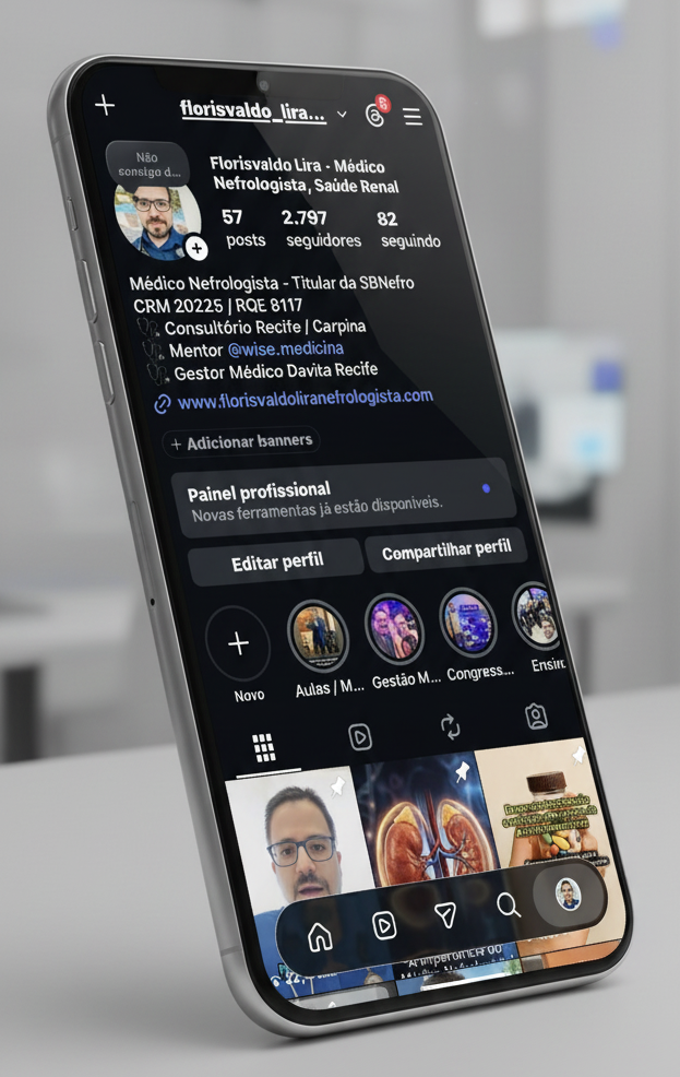 Instagram do Dr. Florisvaldo Lira
